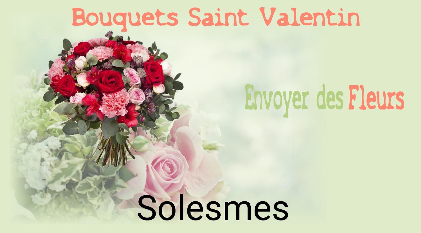 Roses de Saint-Valentin livrées à Solesmes